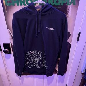 Men's Navy Graphic Hoodie